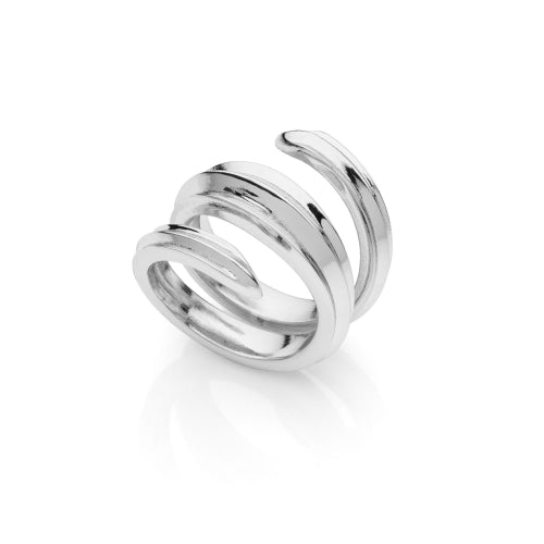 Anillo espiral plata Unoaerre