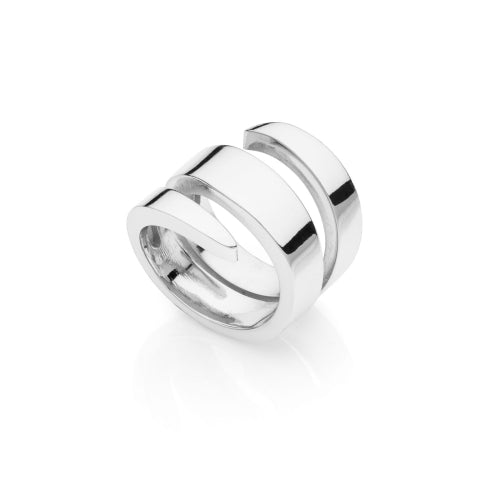 Anillo espiral plata Unoaerre