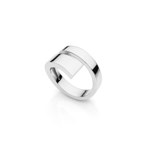 Anillo contrario de plata Unoaerre