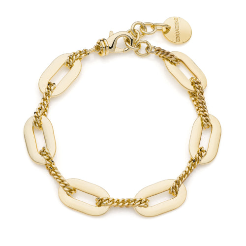 Pulsera elegante con eslabones ovalados Unoarre