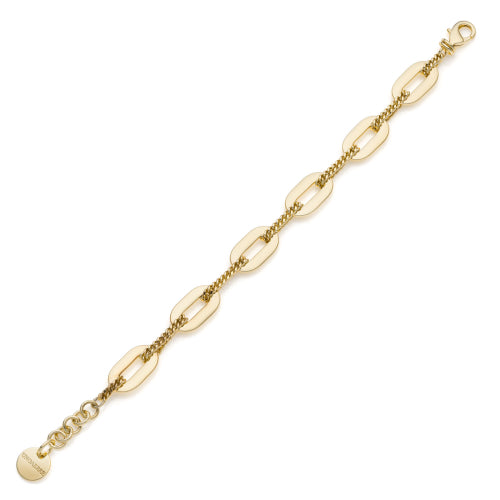 Pulsera elegante con eslabones ovalados Unoarre