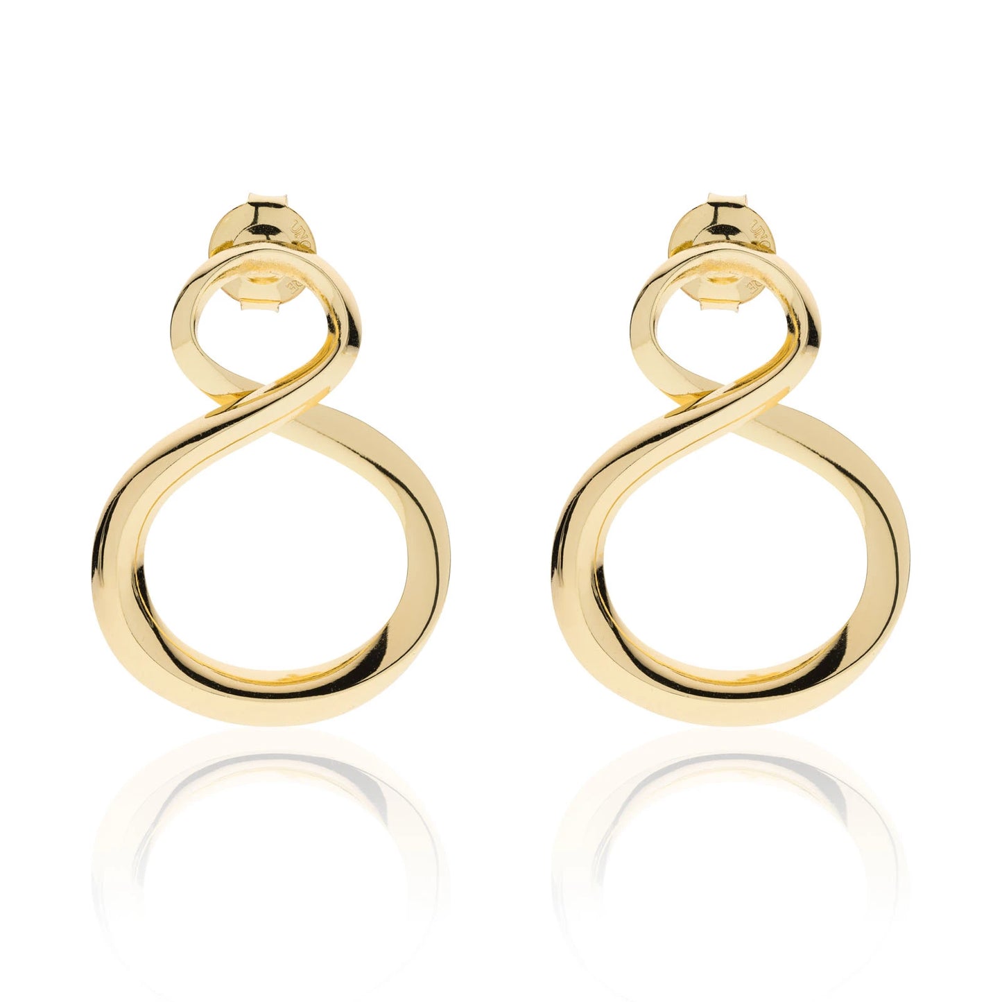 Aros baño oro Unoarre