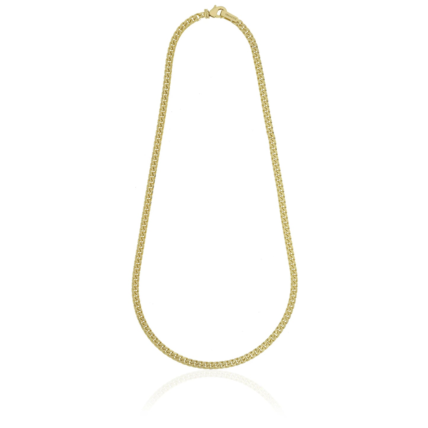 Collar Cadena Diseño baño Oro 24 Kilates