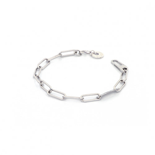 Pulsera de plata blanca Unoarre