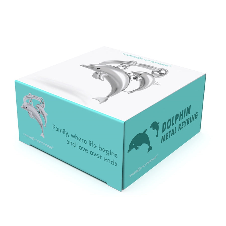 Llavero de Familia de Delfines