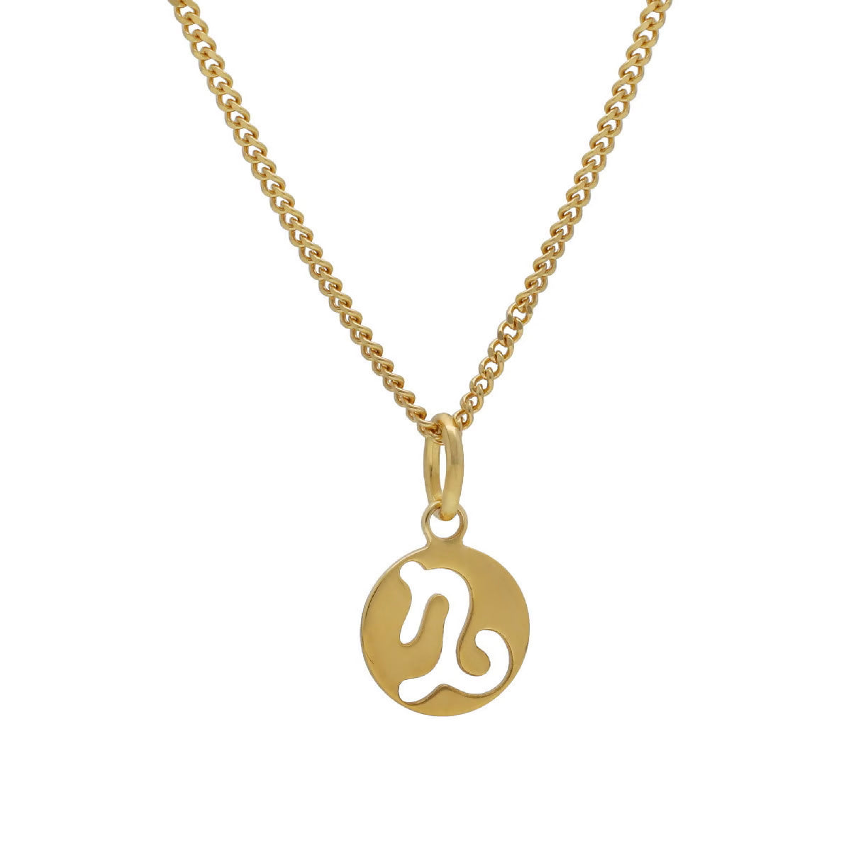 Collar Capricornio bañado en oro