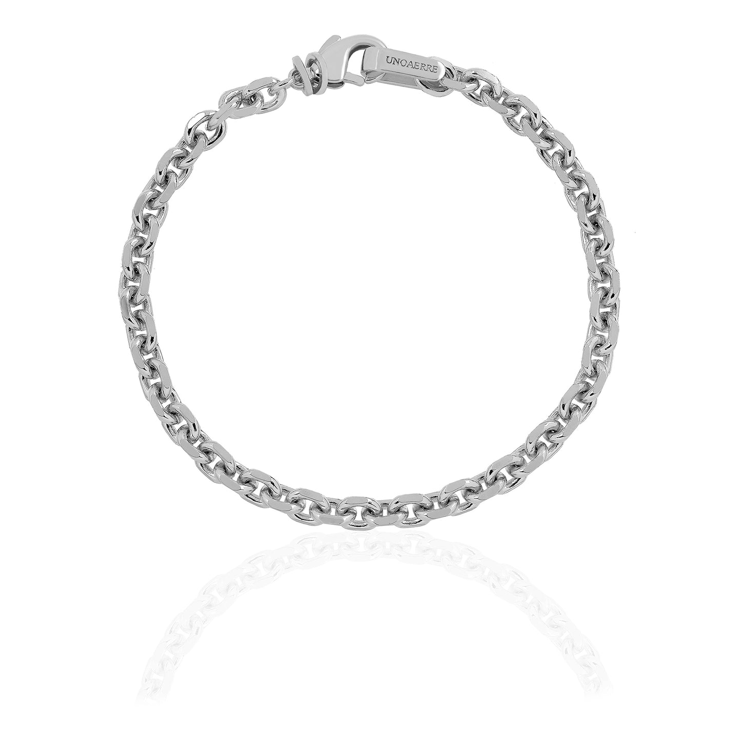 Pulsera Bronce bañado en plata Eslabones