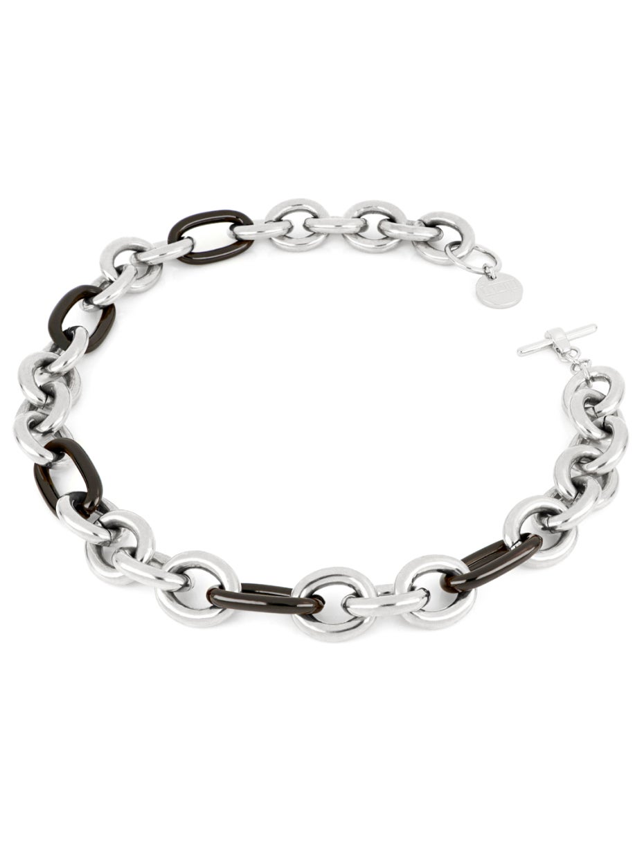 Collar de Eslabones Bicolor