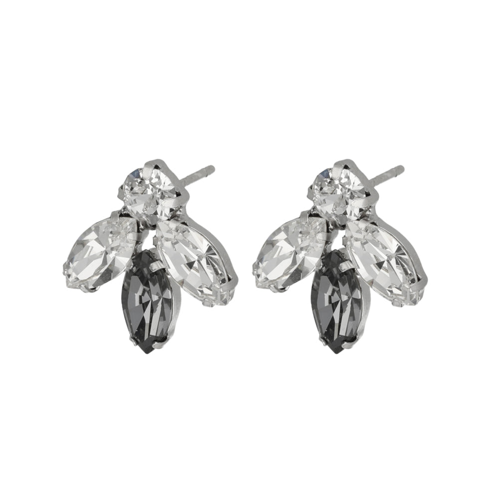 Par de Aros marquesa silver night de Nuit elaborado en Plata