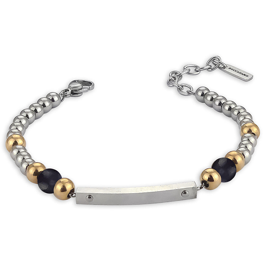 Pulsera de Acero Inoxidable hombre Boccadamo ABR618D
