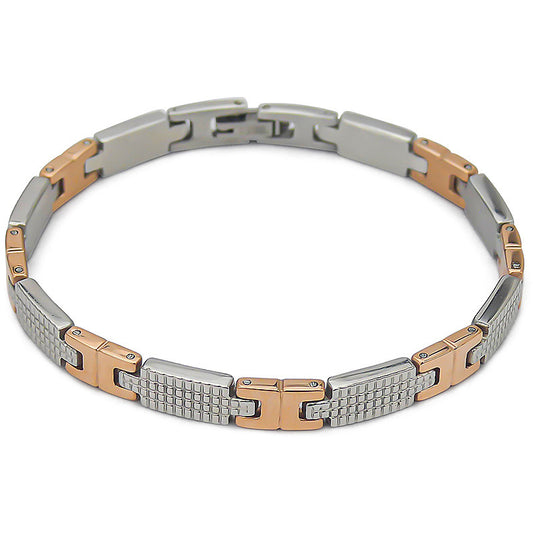 Pulsera de Acero Inoxidable hombre Boccadamo ABR623R