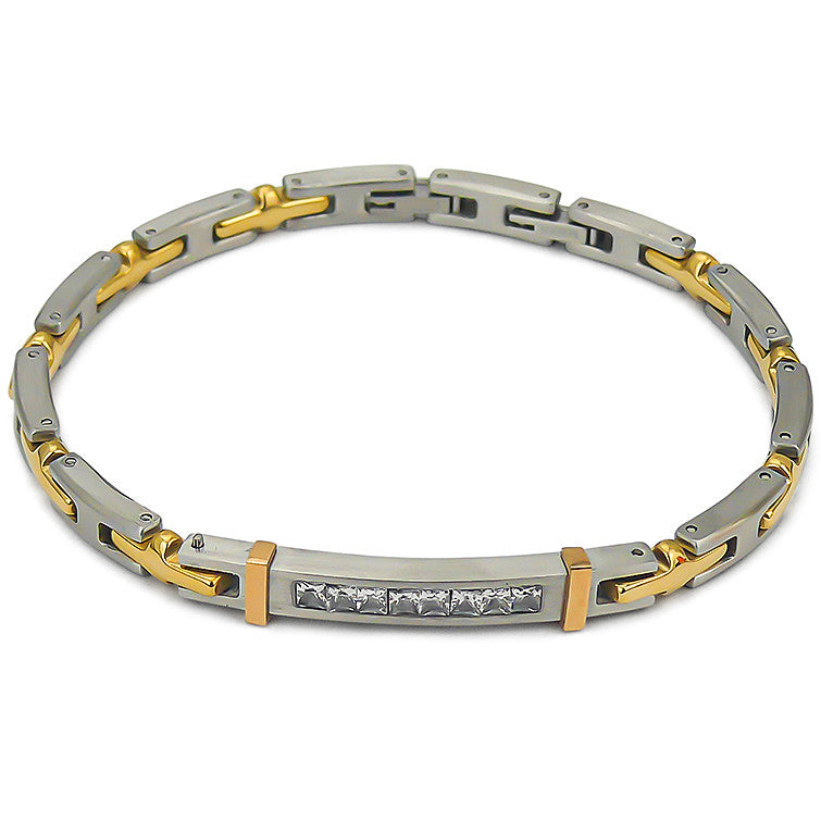 Pulsera de Acero Inoxidable hombre Boccadamo ABR625