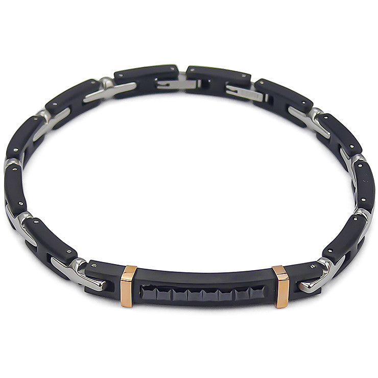 Pulsera de Acero Inoxidable hombre Boccadamo ABR625N