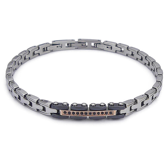 Pulsera de Acero Inoxidable hombre Boccadamo ABR636RN