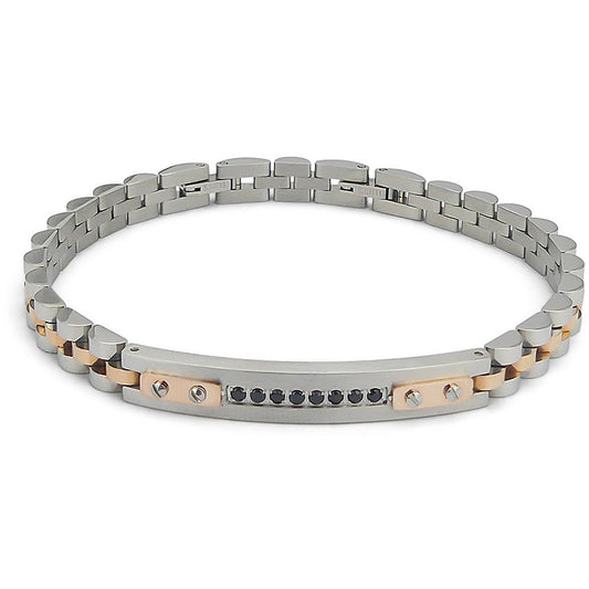 Pulsera de Acero Inoxidable hombre Boccadamo ABR639R