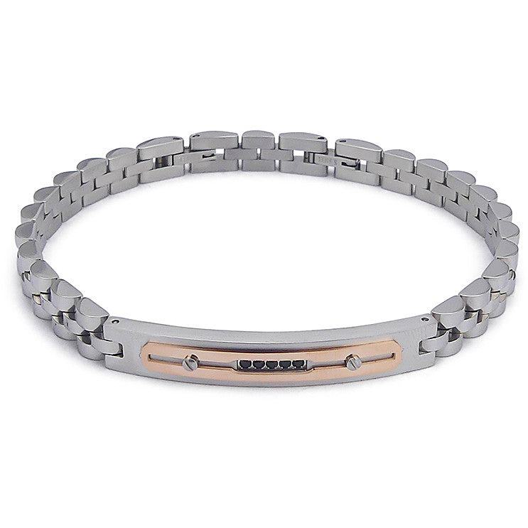 Pulsera de Acero Inoxidable hombre Boccadamo ABR640R