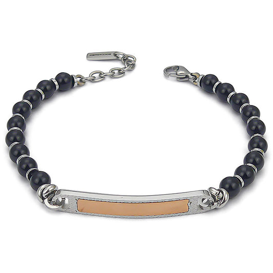 Pulsera de Acero Inoxidable hombre Boccadamo ABR648
