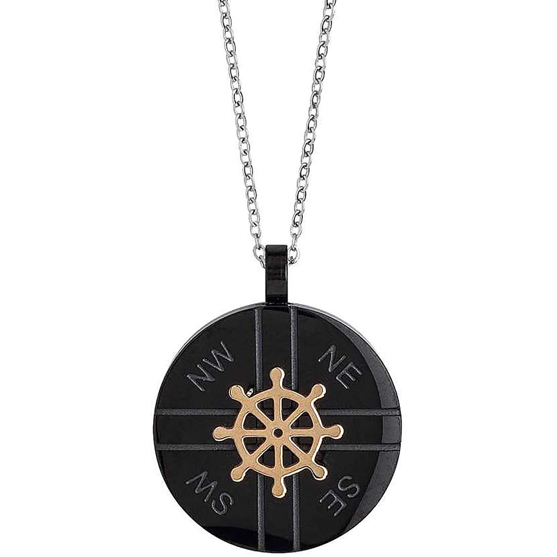 Collar de Acero Inoxidable Boccadamo Hombre AGR188