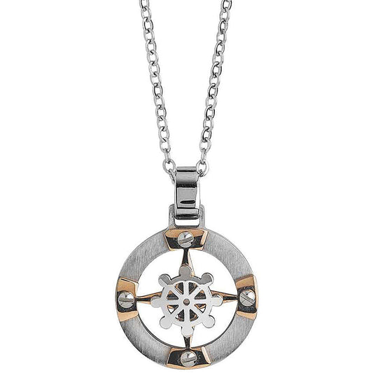 Collar de Acero Inoxidable Boccadamo Hombre AGR200