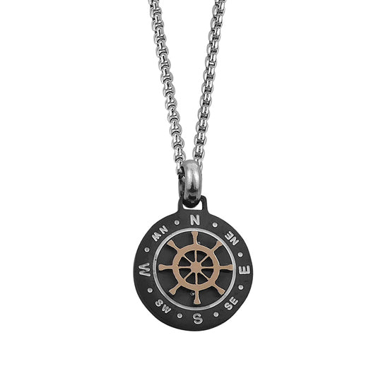 Collar de Acero Inoxidable Boccadamo Hombre AGR218N