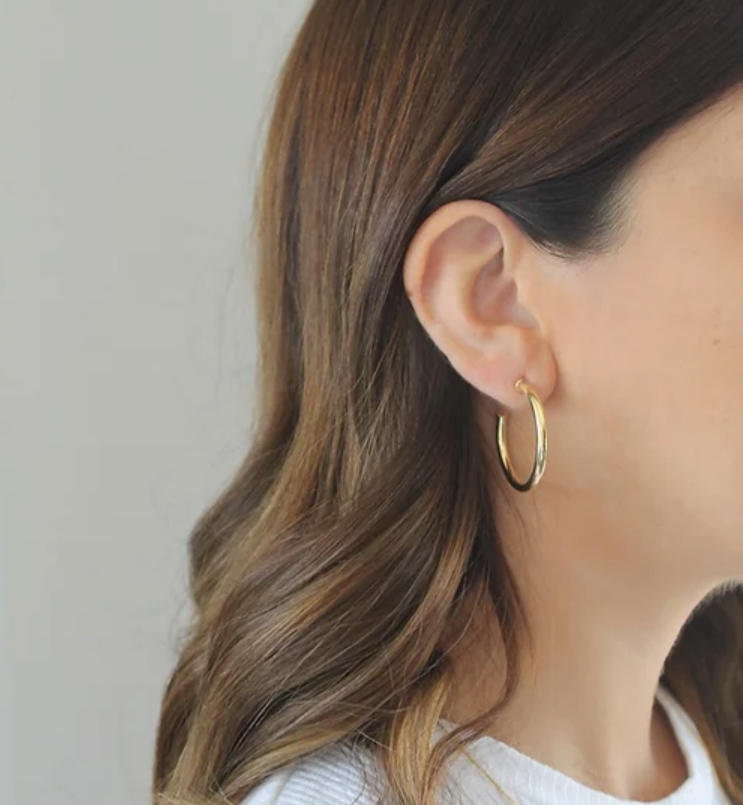 Argollas Gold de tubo redondo 32/3.1 Migla