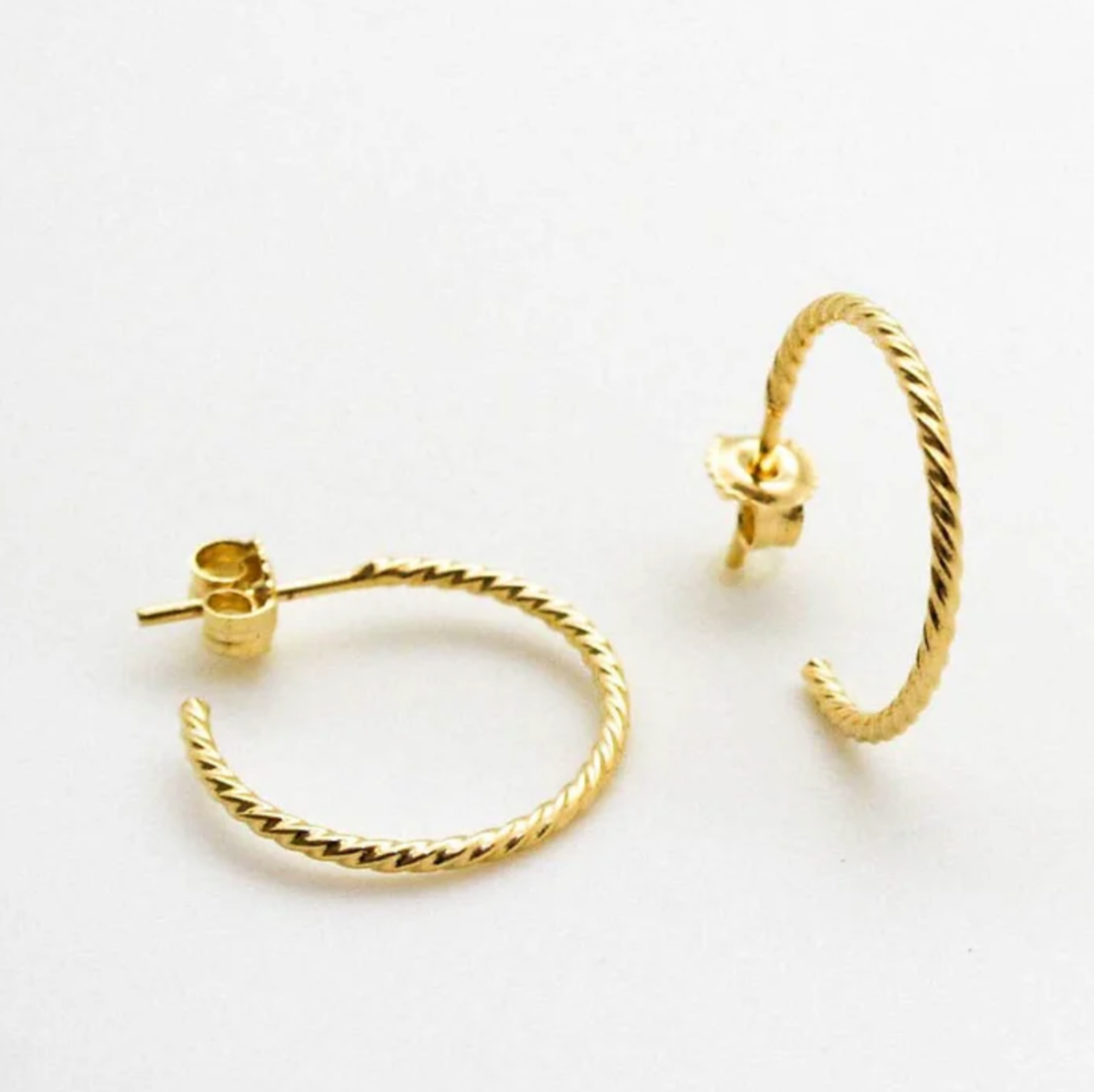 Argollas Gold twist 20/1.5 Migla