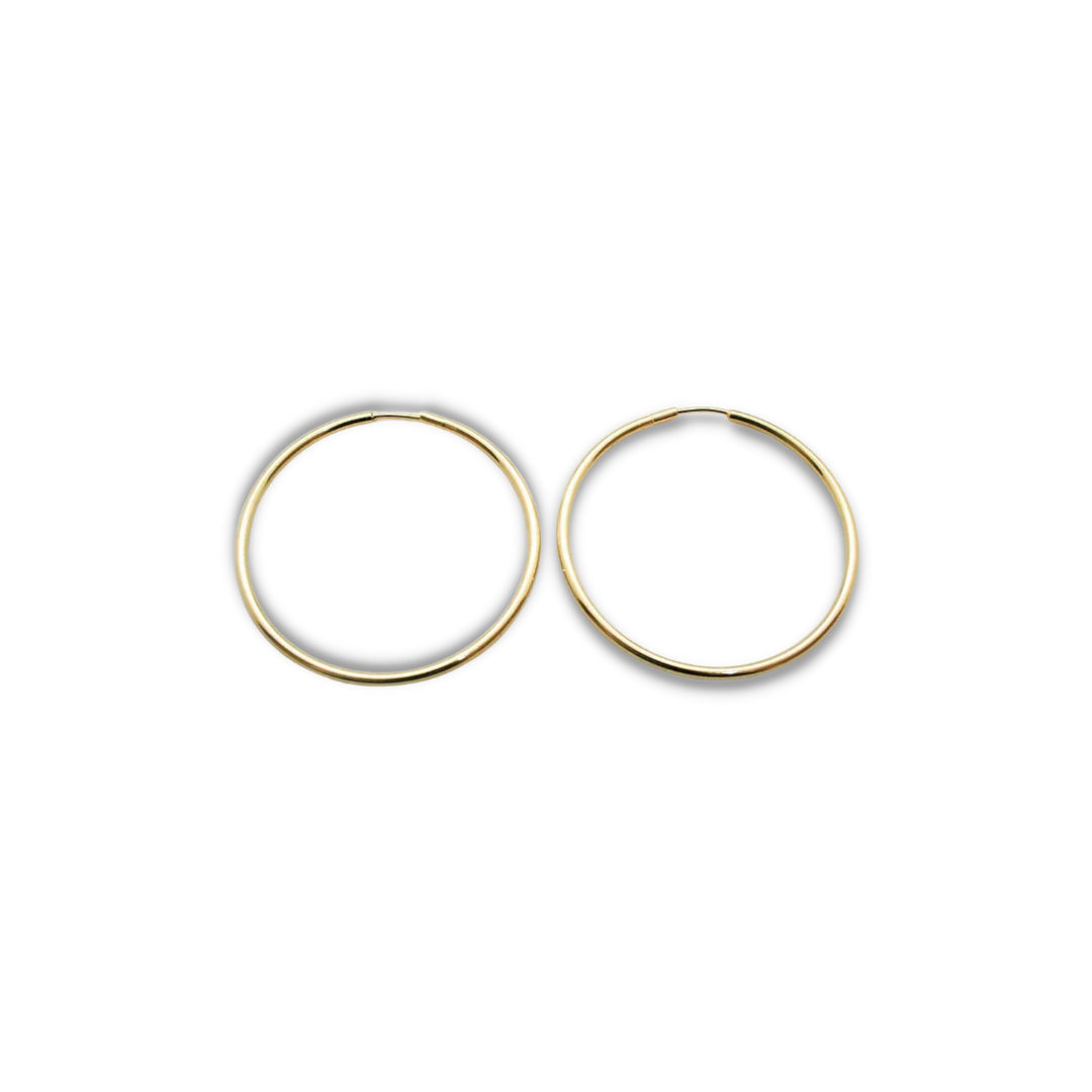 Argollas Gold de tubo redondo 46/2.0 Migla