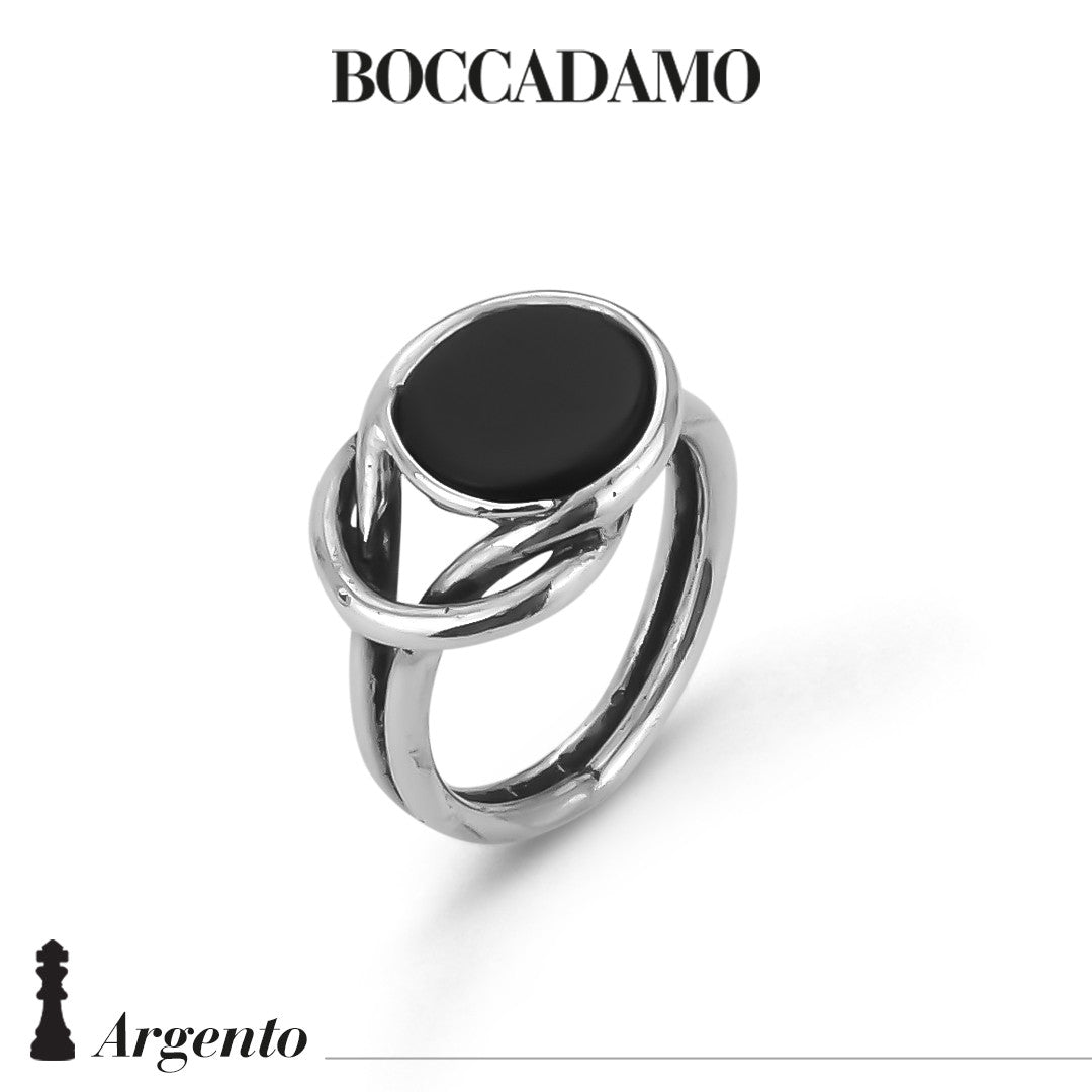 Anillo de Plata Boccadamo Man MAN011N