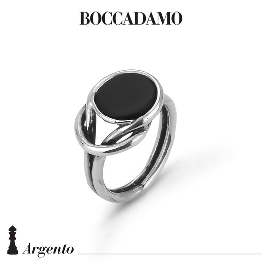 Anillo de Plata Boccadamo Man MAN011N