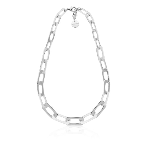 Collar cadena DINAMICA plata Unoarre