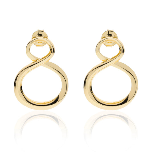 Aros baño oro Unoarre
