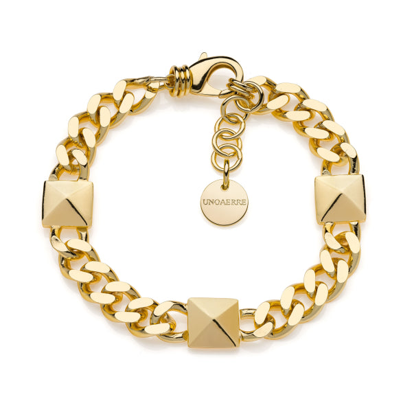 Pulsera dorada Piramidi