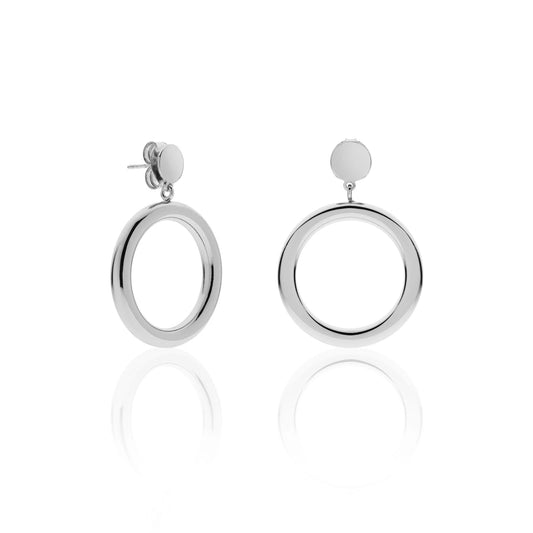 Aros Cicular baño plata  Unoarre