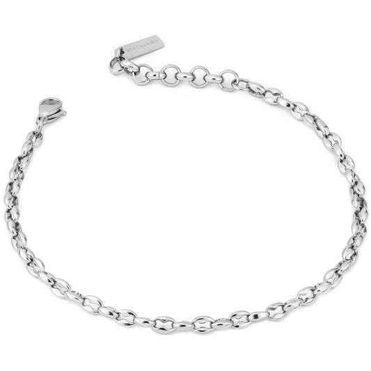 Pulsera con cadena pequeña de eslabones marinos Acero Inoxidable Boccadamo Man  ABR745