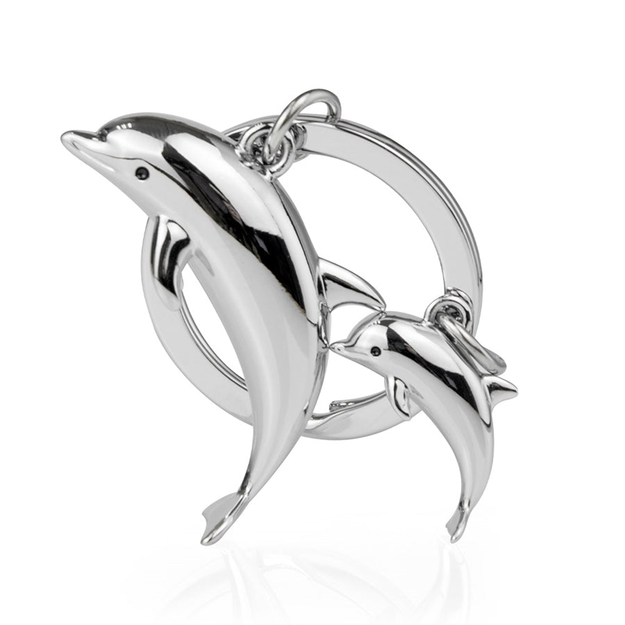 Llavero de Familia de Delfines