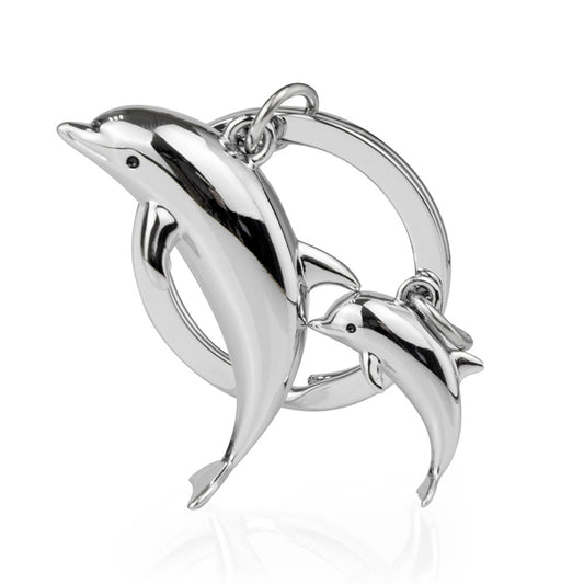 Llavero de Familia de Delfines