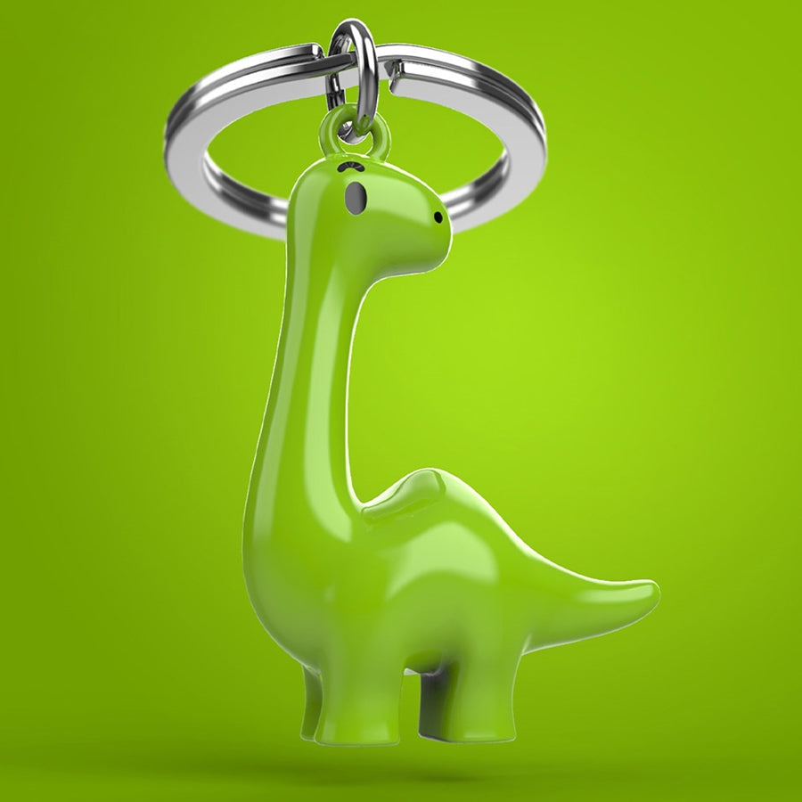 Llavero de Dinosaurio Verde