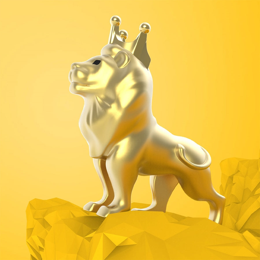 Llavero de León con Corona