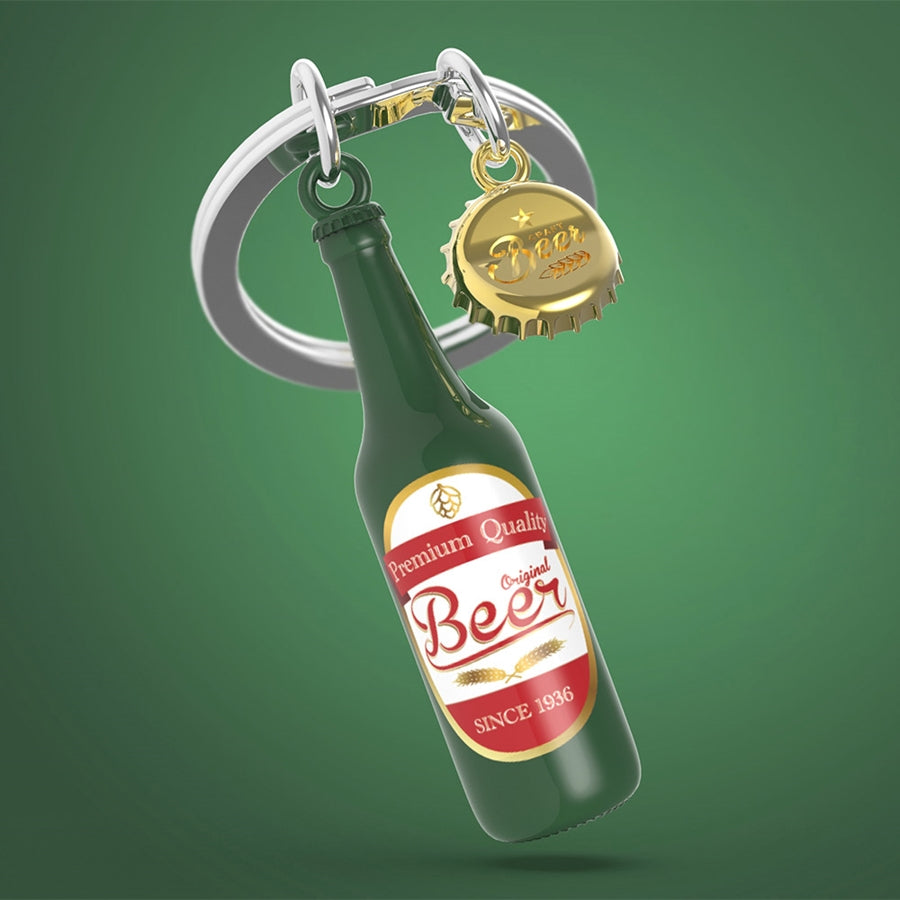 Llavero de Botella de Cerveza