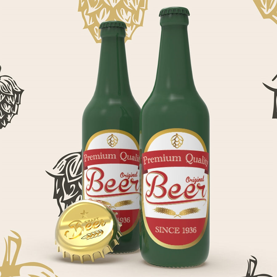 Llavero de Botella de Cerveza