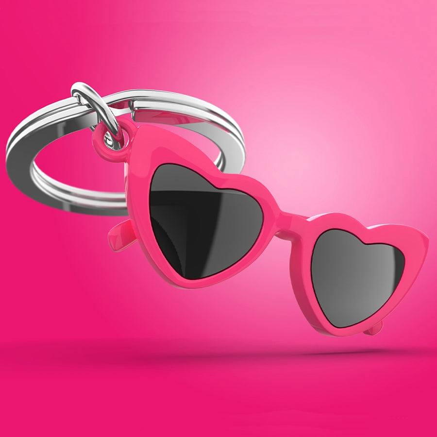 Llavero de Gafas de Amor