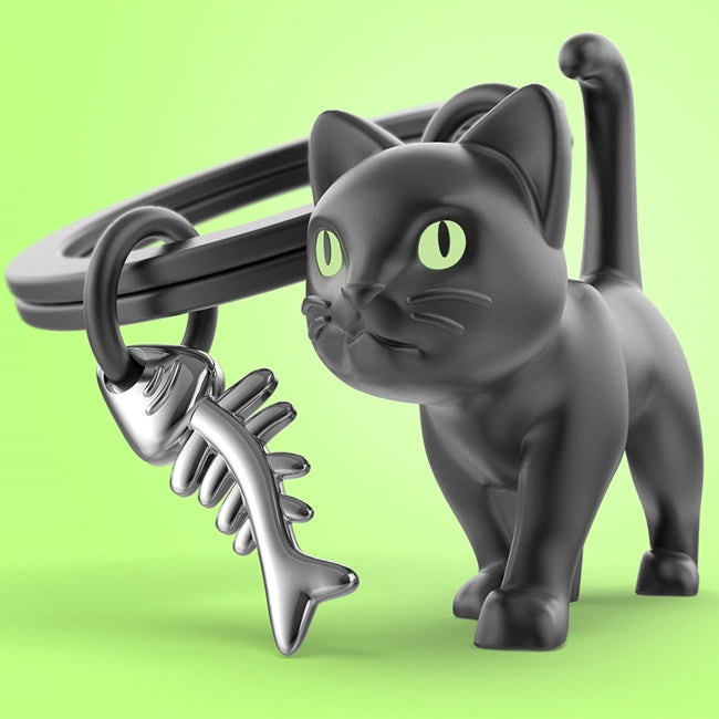 Llavero de Gato Negro