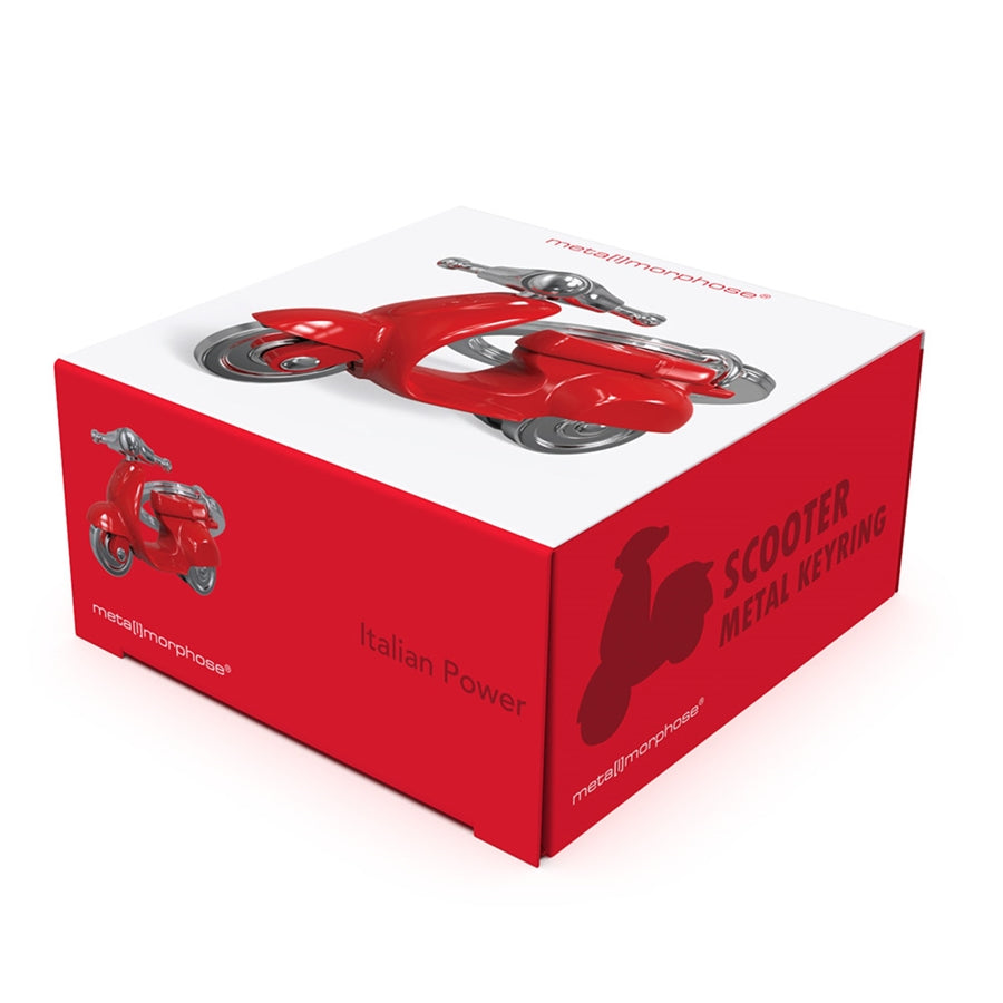 Llavero de Moto Scooter Rojo