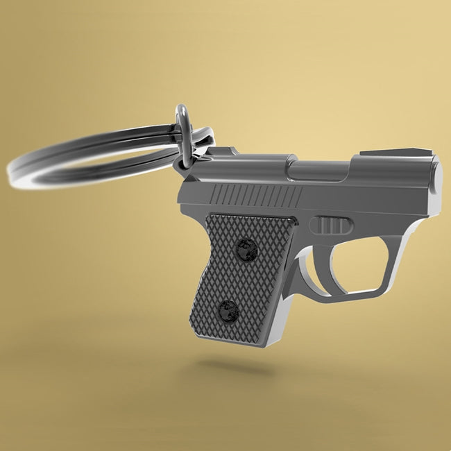 Llavero de Pistola de Gánster