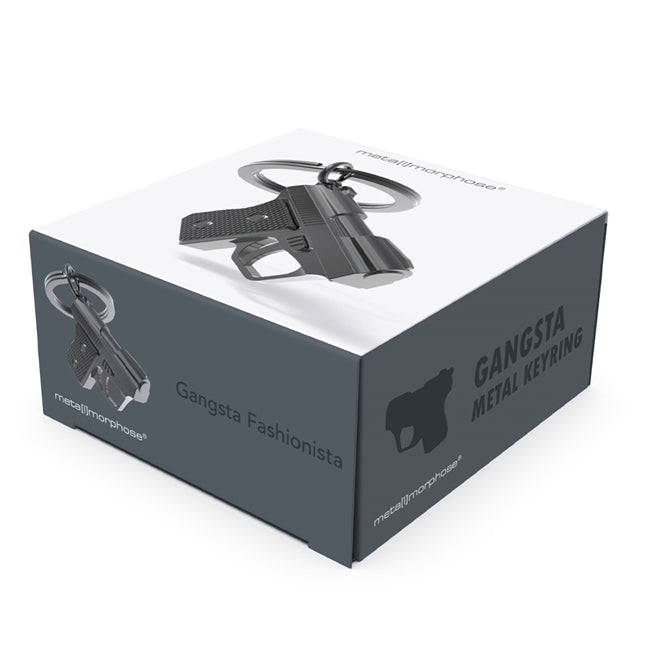 Llavero de Pistola de Gánster