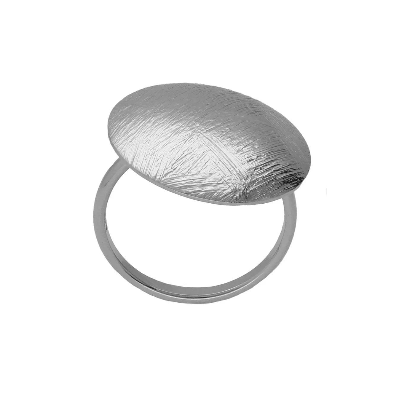 Anillo esfera en Plata de Zoom