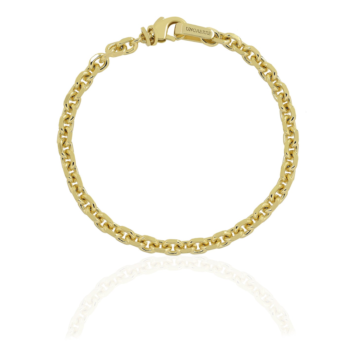 Pulsera Bronce bañado en Oro 24k Eslabones