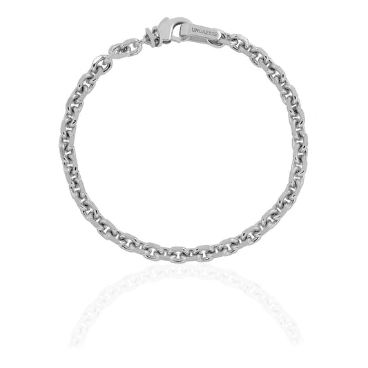 Pulsera Bronce bañado en plata Eslabones